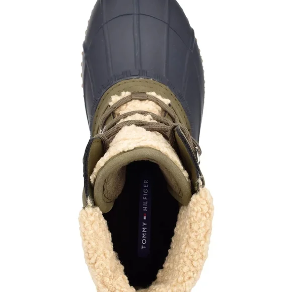 Tommy Hilfiger Rainah Duck Booties Dark Blue -11 - Picture 3 of 8
